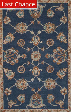 Navy And Coral Area Rug / It's designed with antiqued navy, coral and